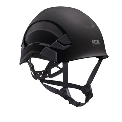 The VERTEX DUAL fall arrest helmet by Petzl has black edition which looks great.