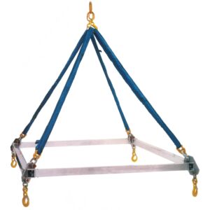 Lifting frame beam in rectangular finish. Ideal for lifting sheds, boats, containers etc.