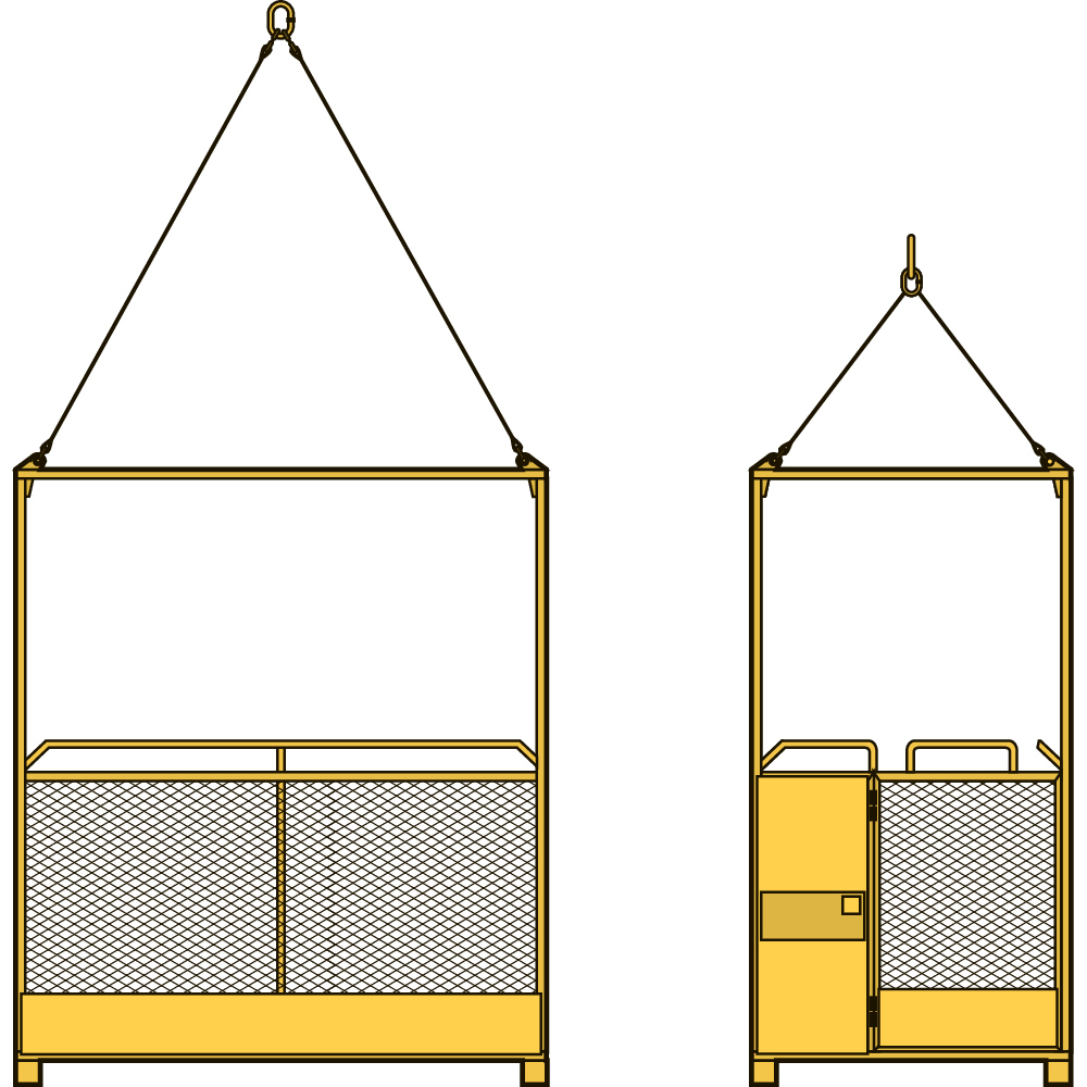 Crane Lift Basket BK-500 / BK-1000 / BK-1000 (Emergency)