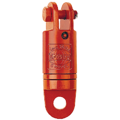 Crosby S-3 Jaw and Eye Swivel suitable for frequent rotations under load