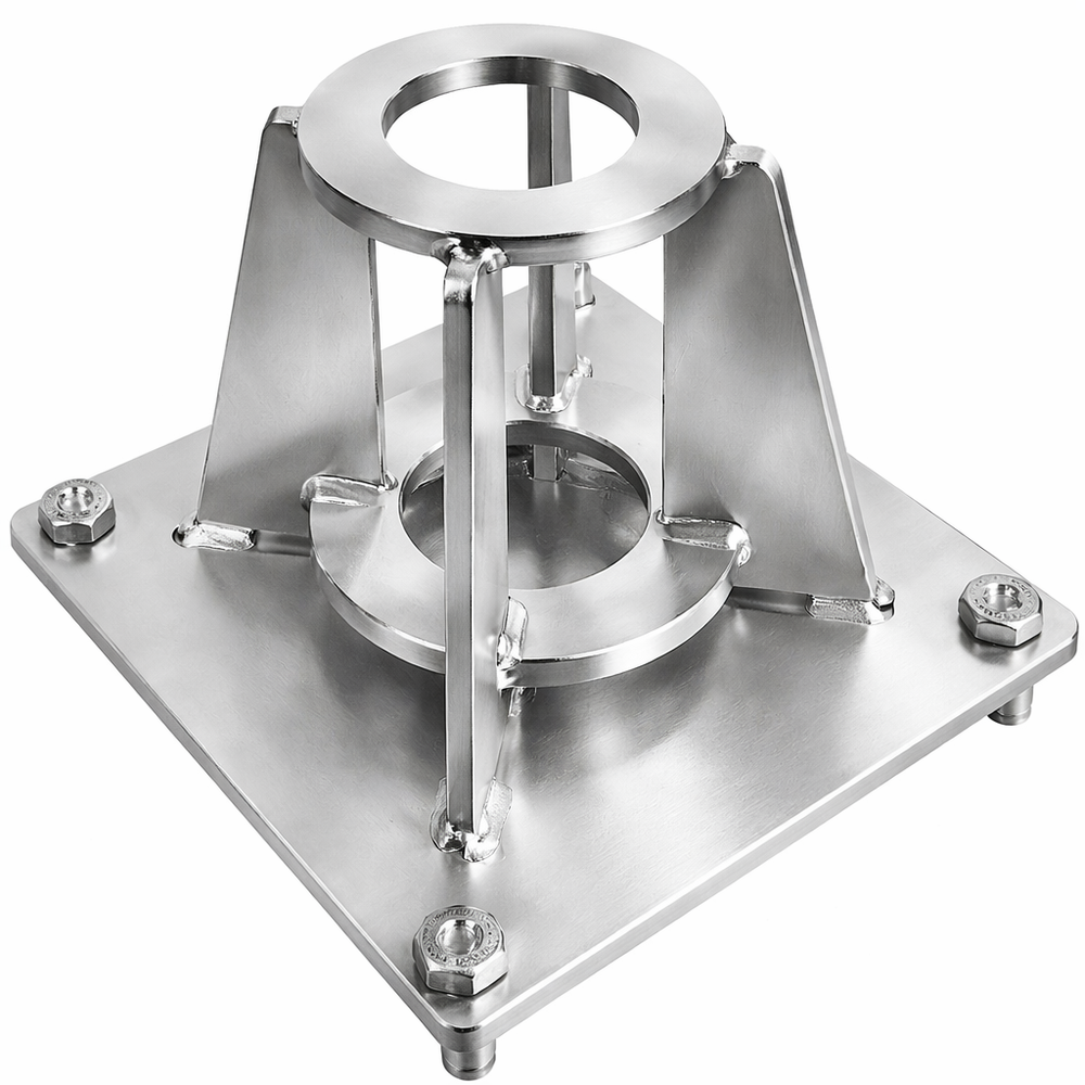 Grīdas ligzda konsoles celtņiem, nerūsējošais tērauds