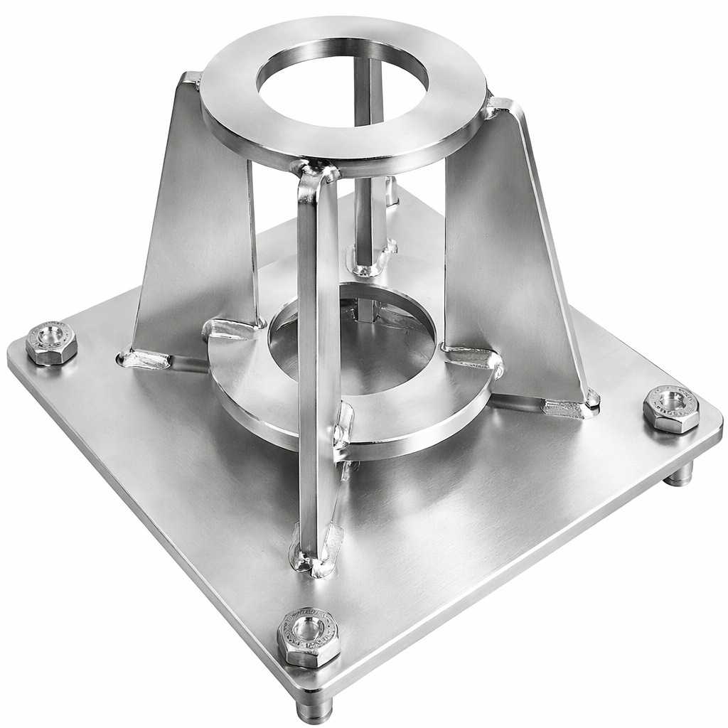Floor Socket for Swivel Davit Crane, Stainless Steel | Certex Latvija
