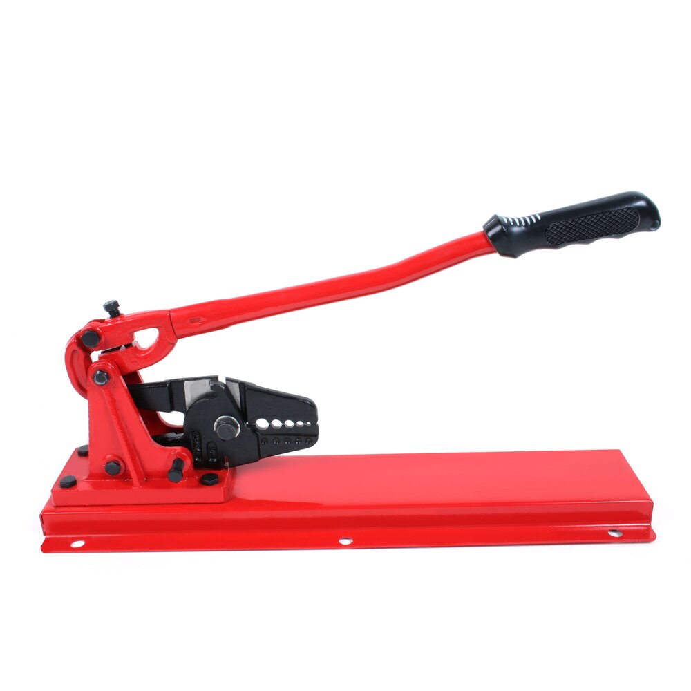 Table model press tool for wire rope ferrule locks 2,5-5 mm
