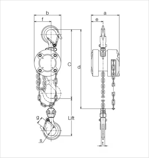 Kito CX tehniskais zīmējumu