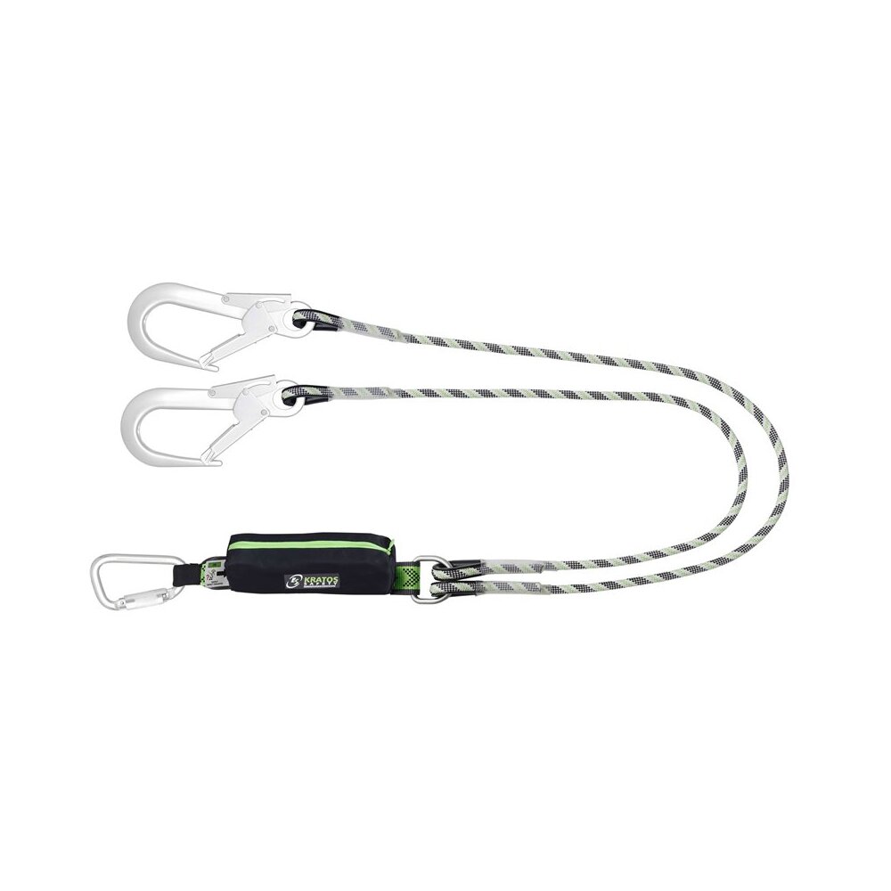 Forked Energy Absorbing Lanyard with Alu Connectors Curiosity S