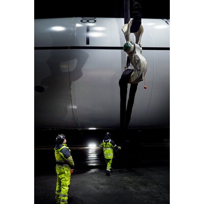 Melna riņķveida strope Extreema® ar Dyneema® kodolu