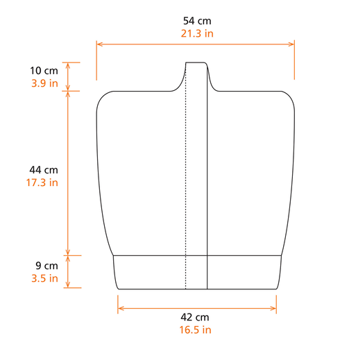 Protective cover large measure
