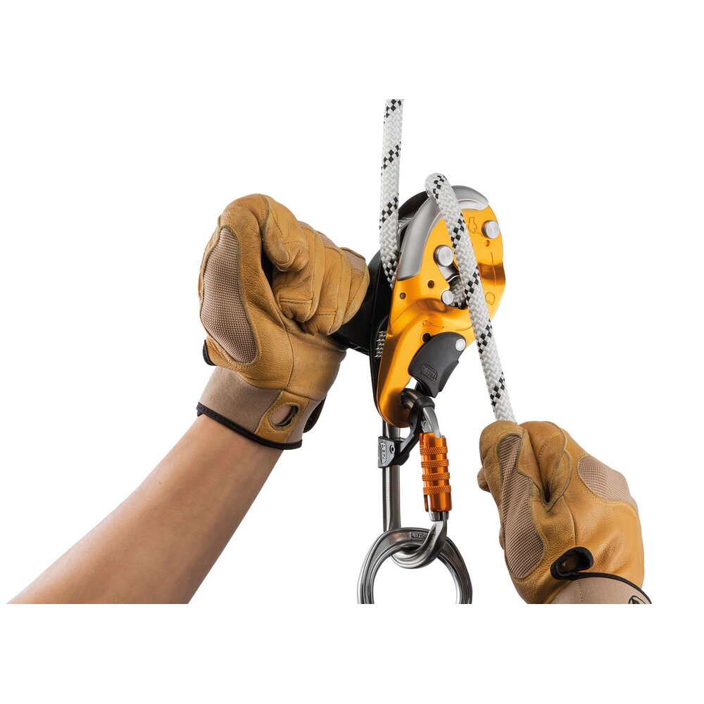 Easier to absorb slack in ropes and facilitates movement on horizontal or slightly sloping surfaces.