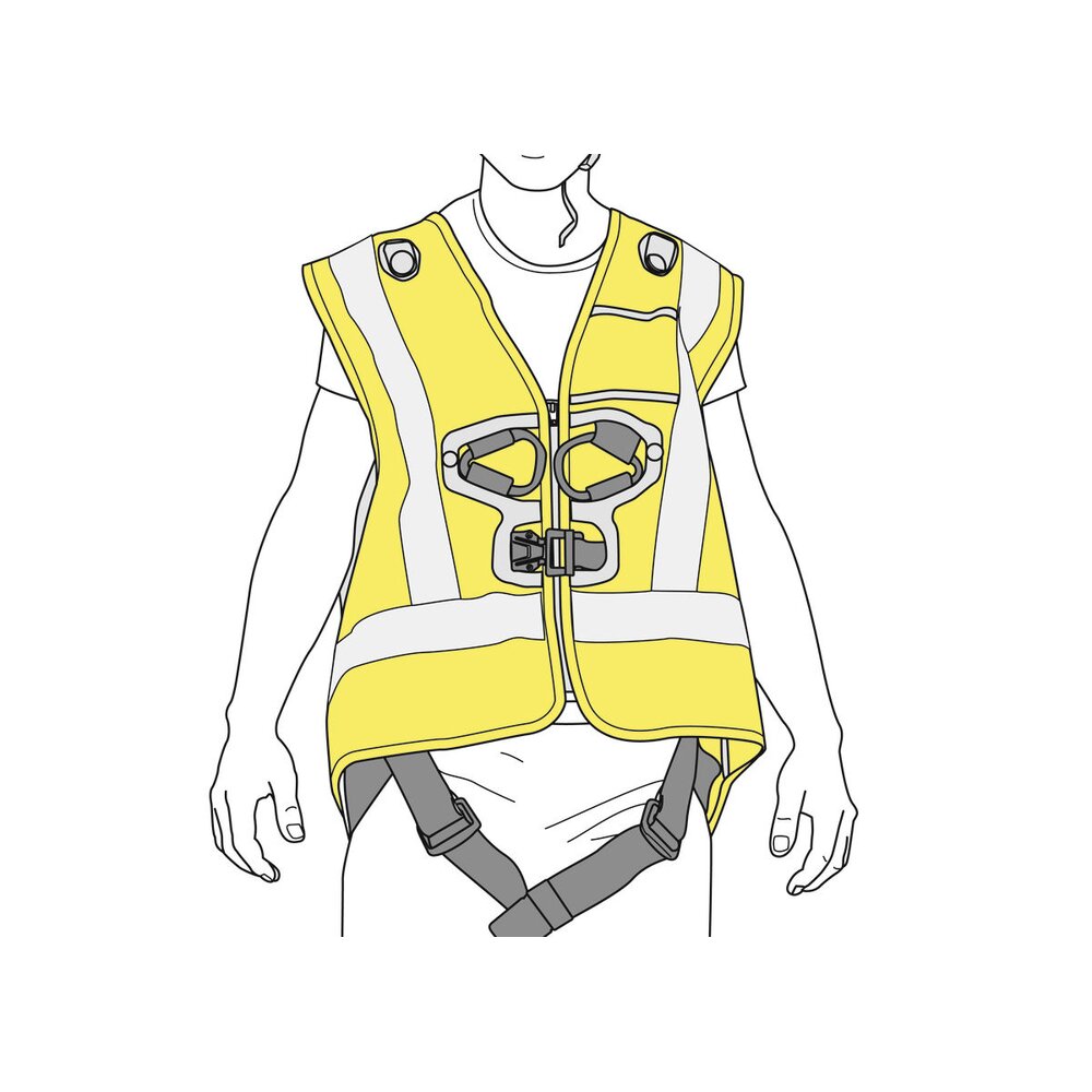 Vest Petzl HI-VIZ for NEWTON harnesses
