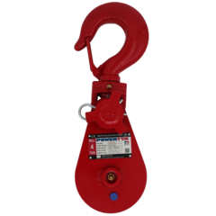 Quality Snatch Block with Hook POWERTEX PSBH-S2 Snatch Block POWERTEX PSBH-S2
