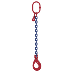 Powertex One-Leg Chain Sling with Safety Hook for Heavy Lifting One leg chain sling with SCL safety hook