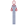 Powertex Two-Leg Chain Sling with Safety Hooks for Heavy Lifting