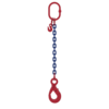 Powertex One-Leg Chain Sling with Safety Hook for Heavy Lifting
