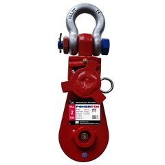 POWERTEX Snatch Block 2t, with Shackle Snatch Block with Shackle POWERTEX PSBS-S2 2t front