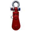 POWERTEX Snatch Block with Shackle 2t from the back