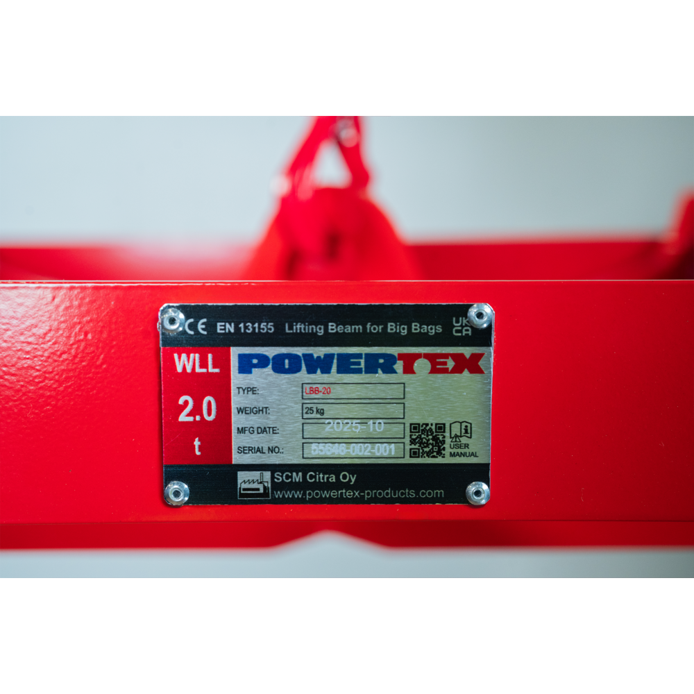 Powertex LBB marķējuma plāksne