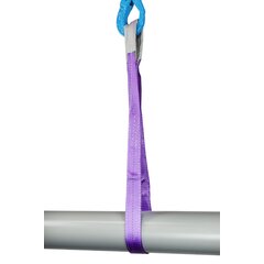 Tekstila stropes ar cilpām, 1t violeta