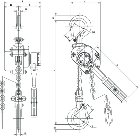Elephant YAM mini rasējums