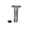 Flush mount for davit Crane 5PF5