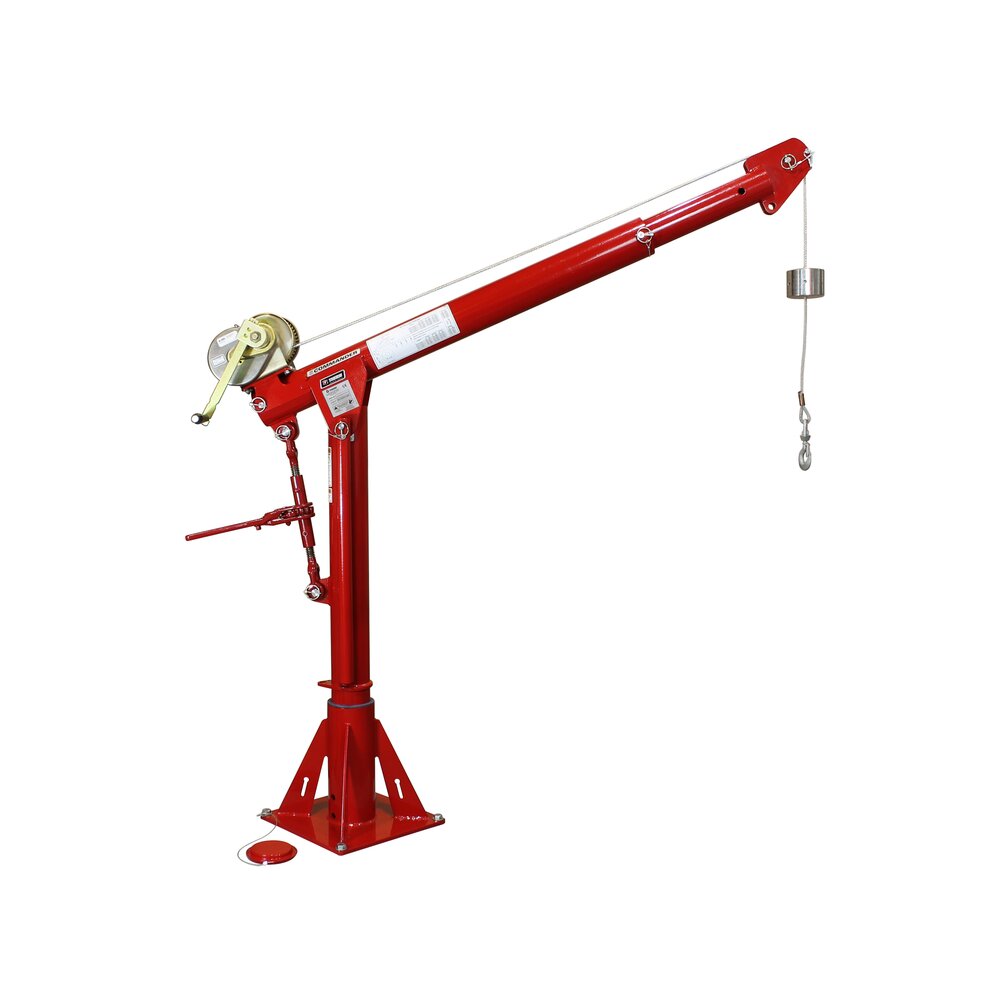Portable Davit Crane 907 kg capacity Certex Latvija