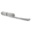 White, flat woven, endless slings usually used for lifting rafters etc. in house construction.