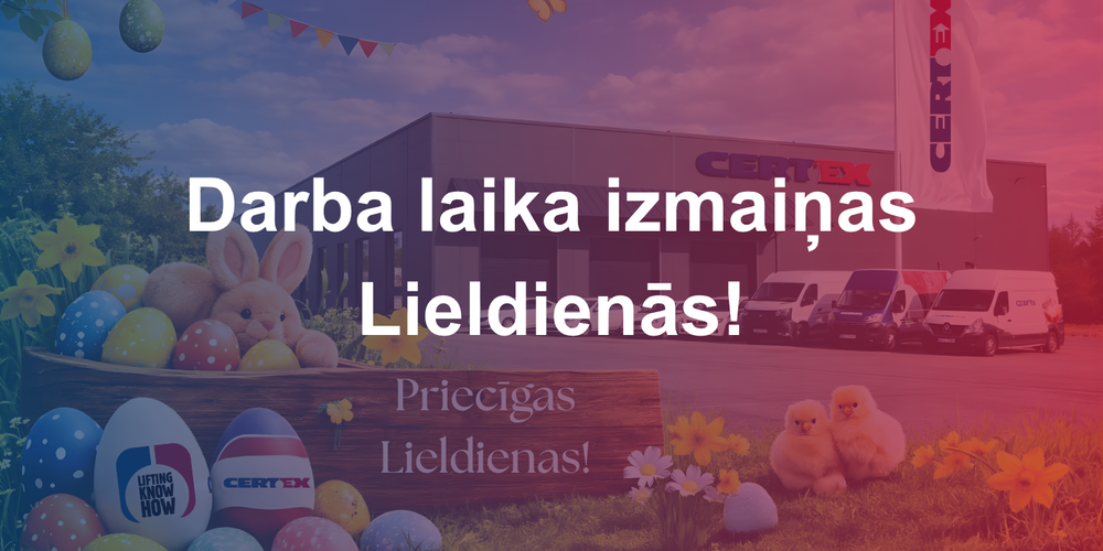 Darba laika izmaiņas Lieldienās