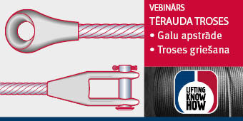 Drīzumā! Vebinārs par tērauda trošu galu apstrādi